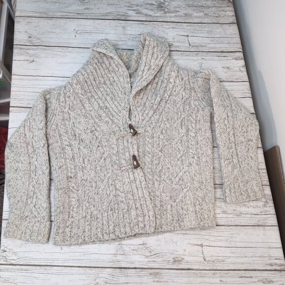 Banana Republic Chunky Knit Shawl Collar Cardigan Sweater – Women XL - Picture 1 of 6